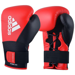 Adidas Hybrid боксови ръкавици 250, червено-черни