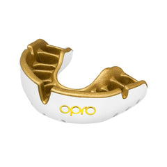 Opro Senior протектор за зъби Gold, бяло-златен