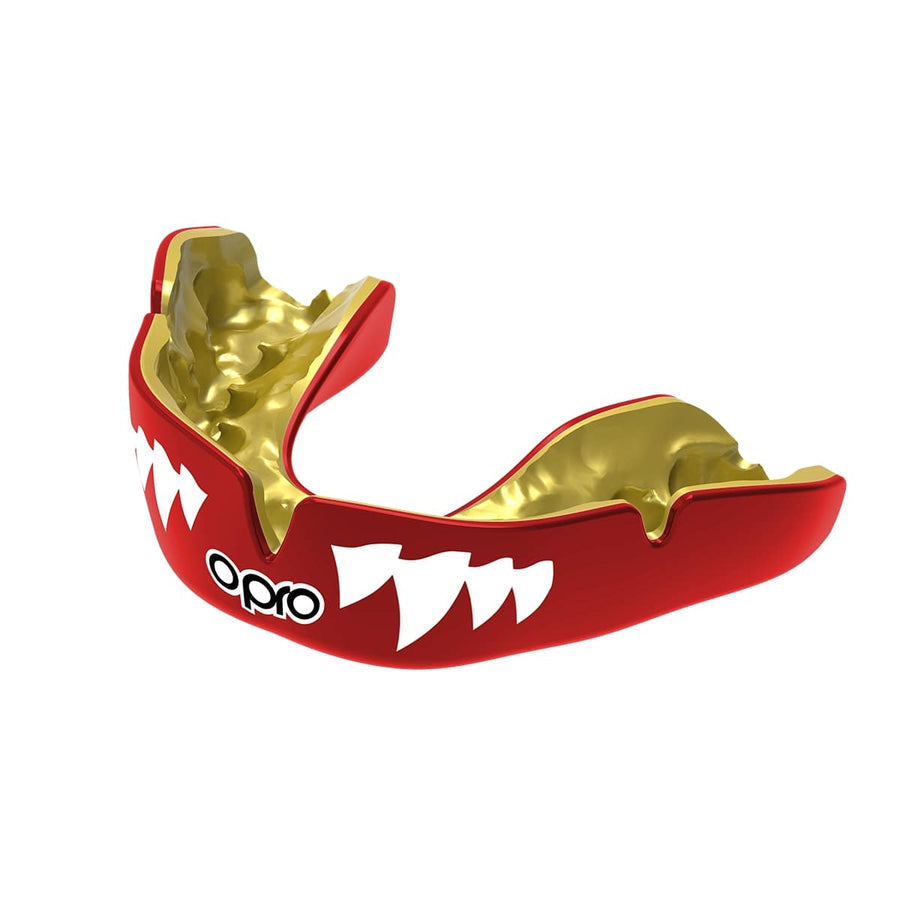 Opro Senior протектор за зъби Instant Custom Fit Jaws, червено-златен