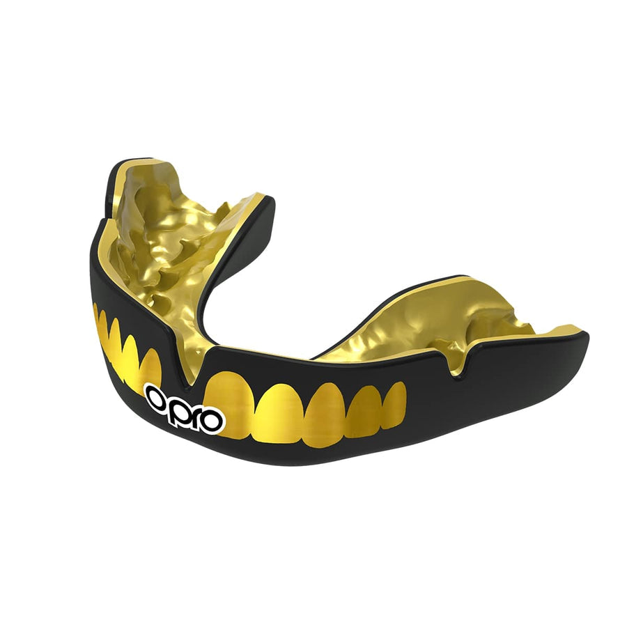 Opro Senior протектор за зъби Instant Custom Fit Teeth, черно-златен