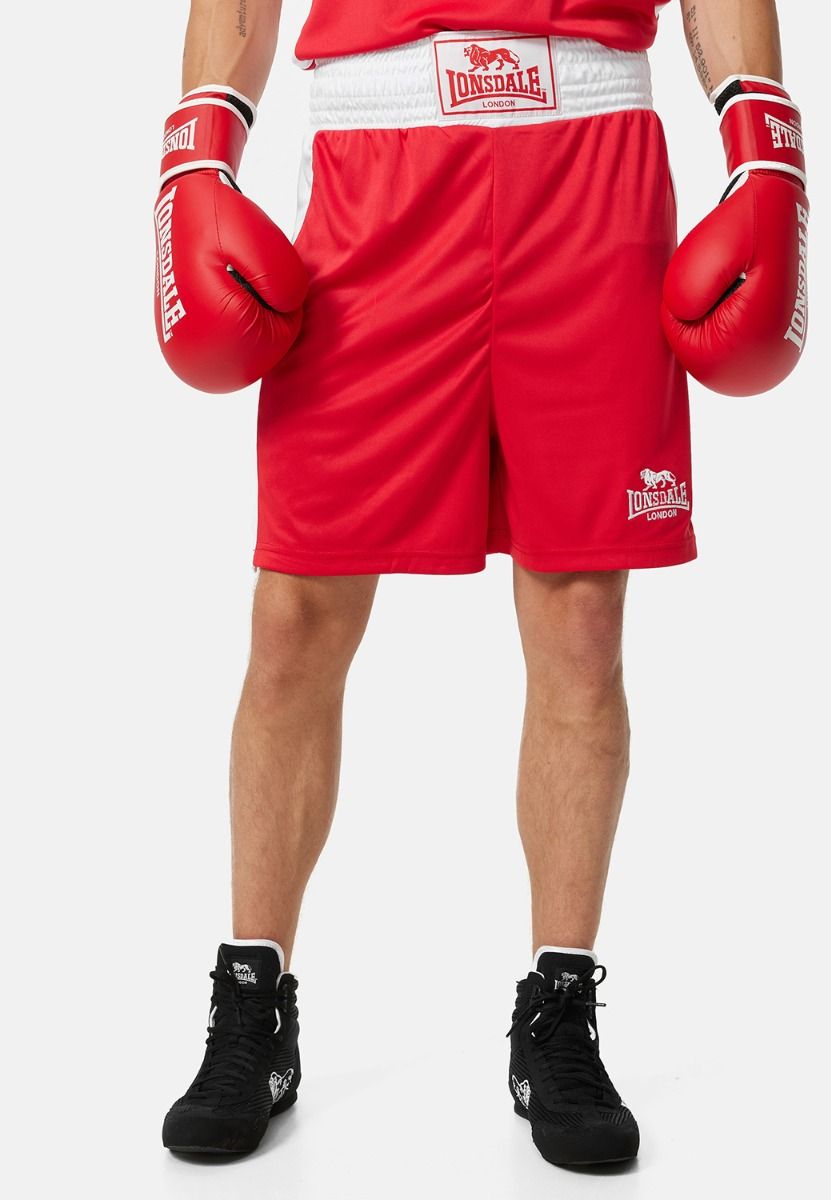 Lonsdale боксови шорти, червени