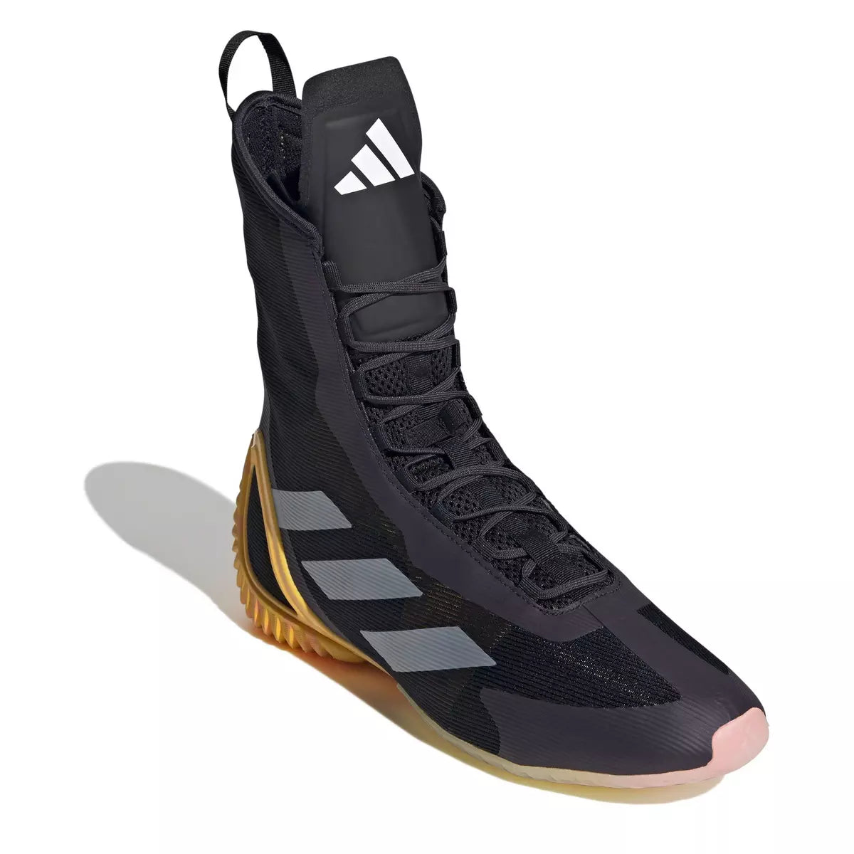 Adidas Speedex Ultra обувки за бокс, черно-оранжеви