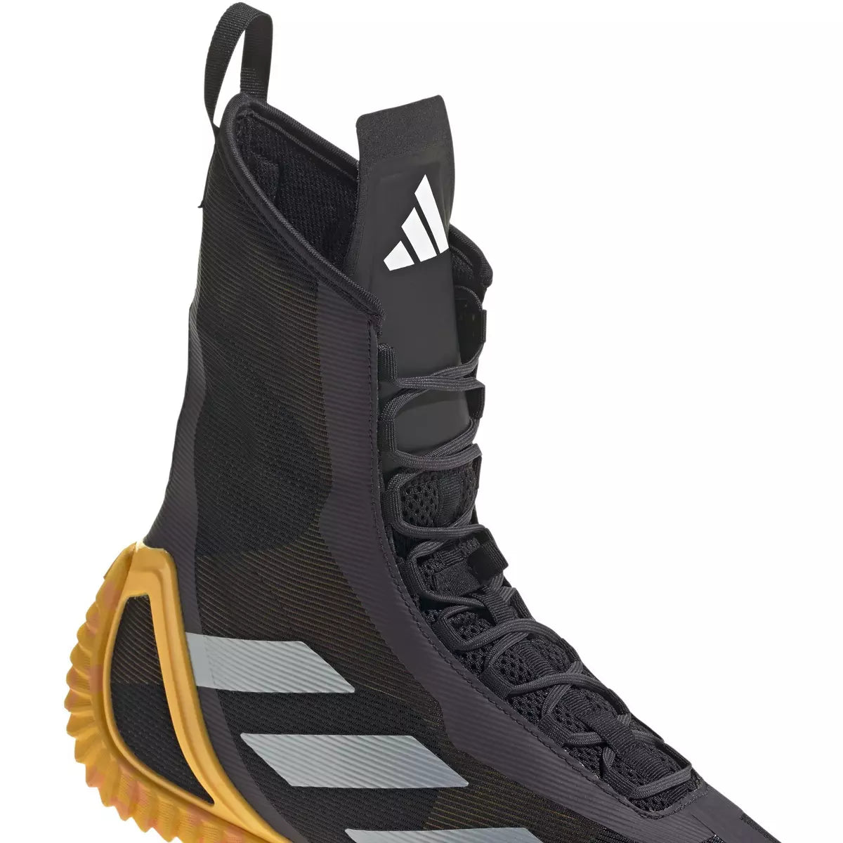 Adidas Speedex Ultra обувки за бокс, черно-оранжеви