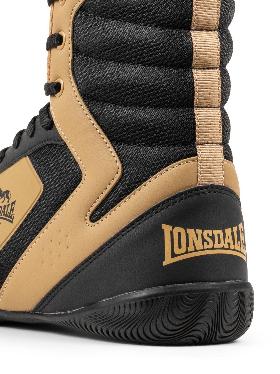Lonsdale боксови обувки Heskin, черно-кафяви