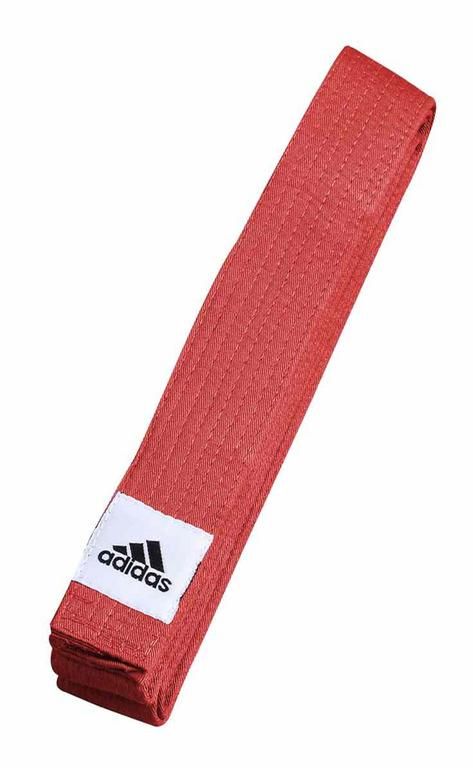 Adidas колан (obi) Club, червен
