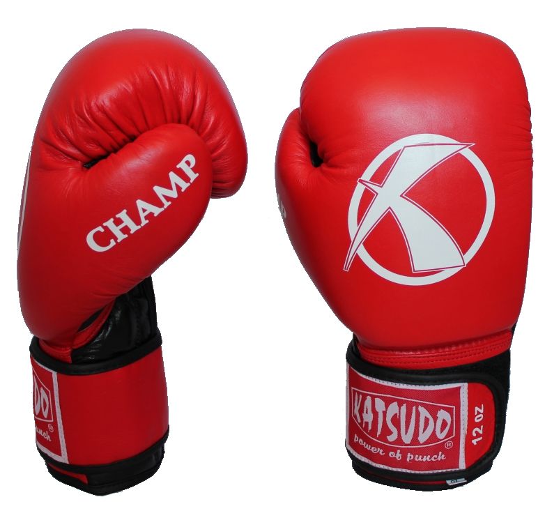 Katsudo Champion IV боксови ръкавици , червени