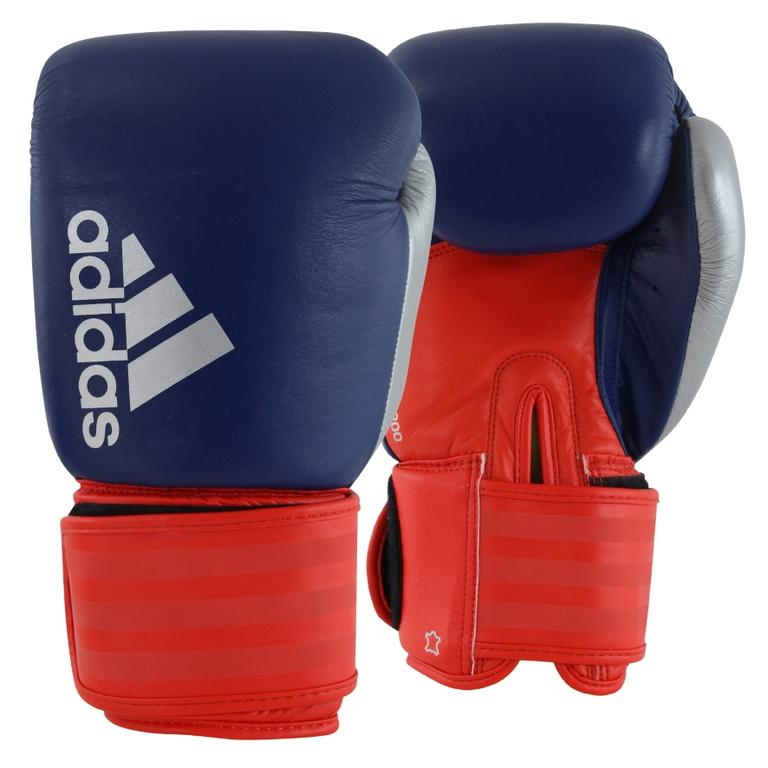 Adidas Hybrid 200 боксови ръкавици , синьо и червени