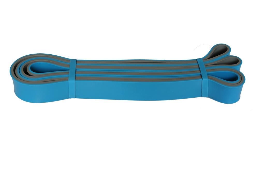 Katsudo силен тренировъчен ластик Flexband, синьо-сив