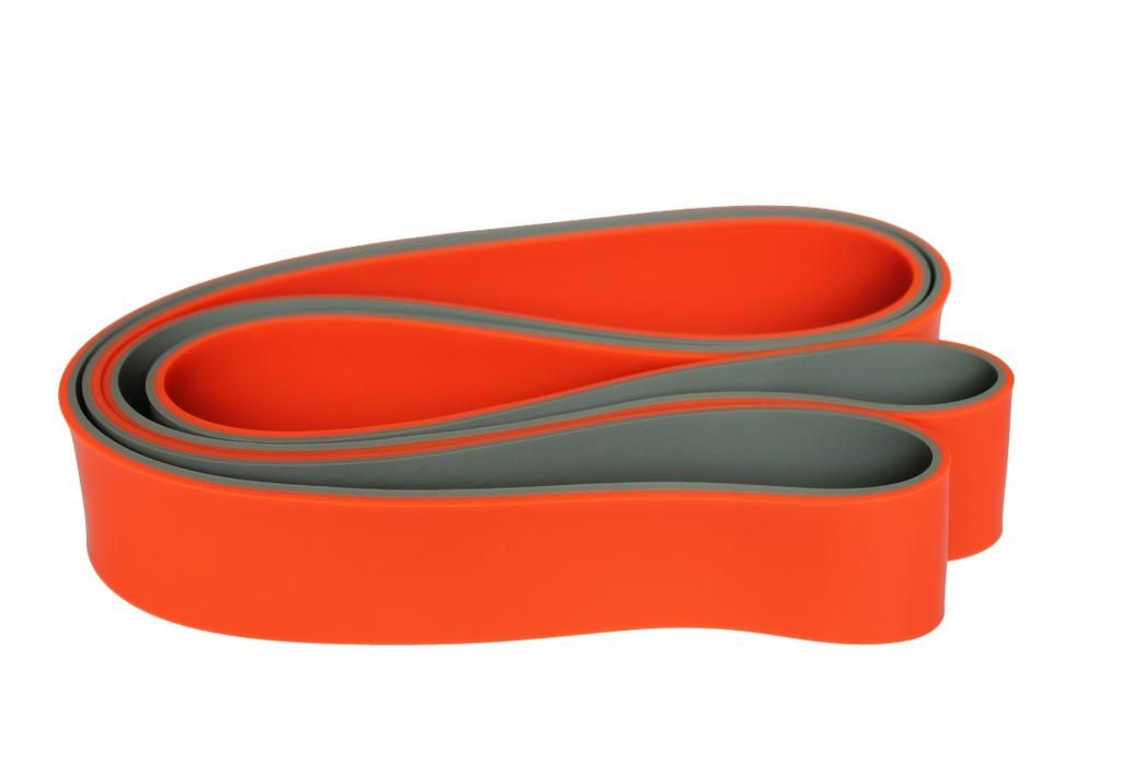 Katsudo екстра силен тренировъчен ластик Flexband, оранжево-сив