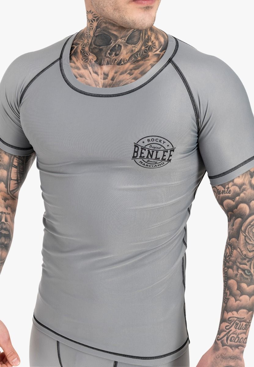 Ben Lee функционална тениска мъжка с къс ръкав Limehills, сива