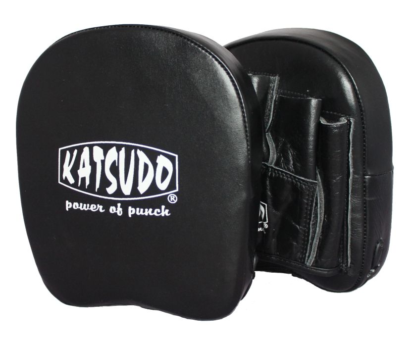 Katsudo кожени боксови лапи Apple, черни