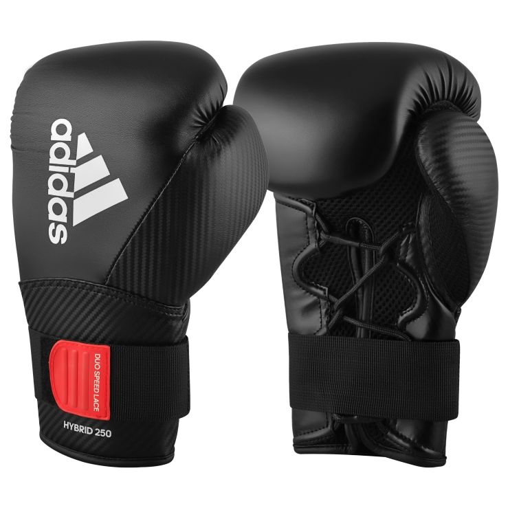 Adidas Hybrid 250 боксови ръкавици, черни