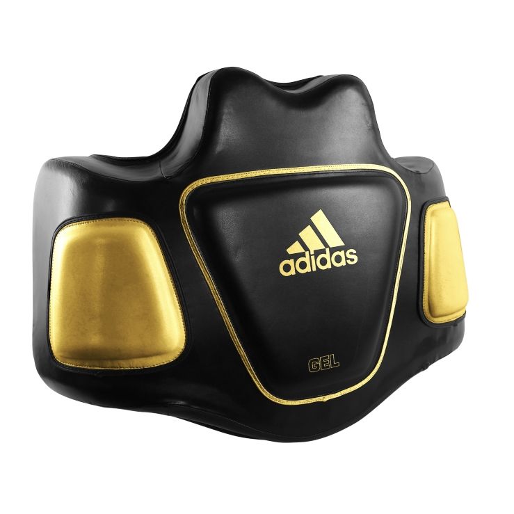Adidas протектор за тяло Super, черно-златисто