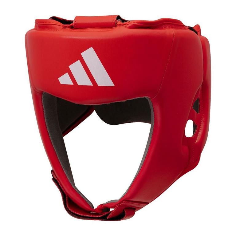 Adidas бокс каска IBA, червенa
