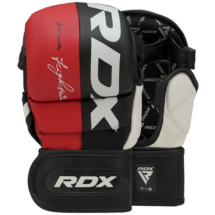 RDX MMA спаринг ръкавици T6, червено-черни