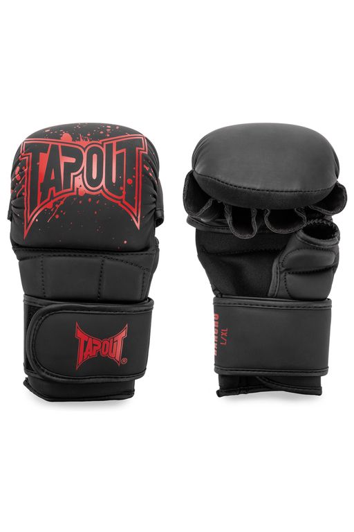 Tapout MMA спаринг ръкавици Rancho, черни