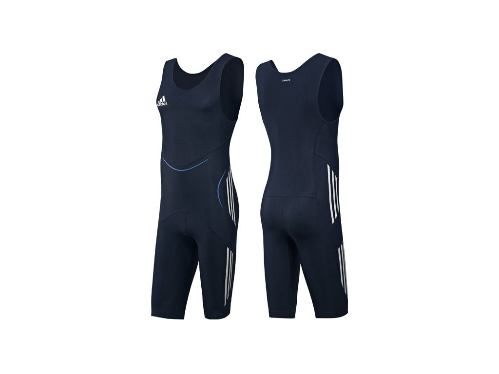 Adidas мъжко борцовско трико WR Classic, синьо