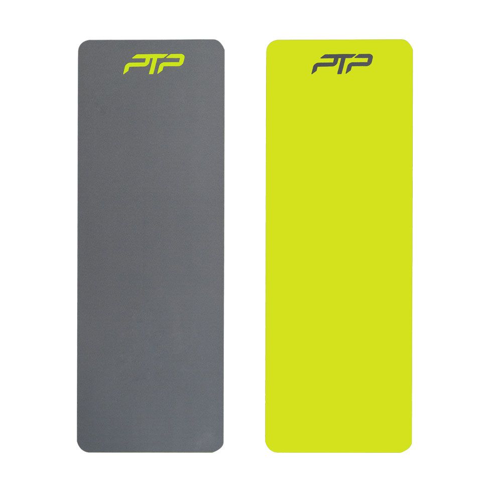 PTP постелка за упражнения Fit mat, сиво-зелена
