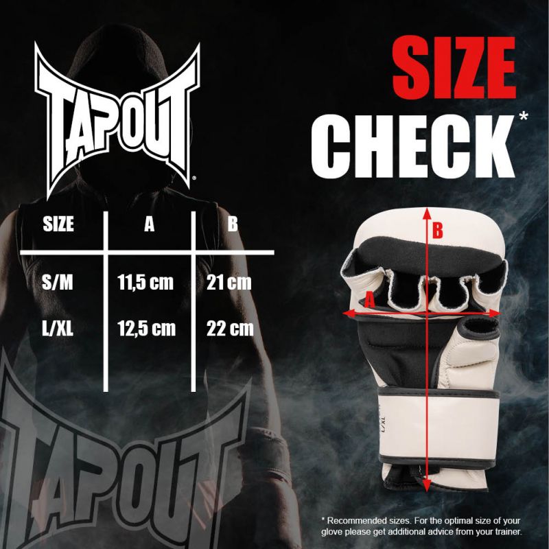 Tapout MMA спаринг ръкавици Ruction, бежови