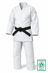 Adidas JU kимоно Champion III IJF Regular fit 750g с лого, бяло