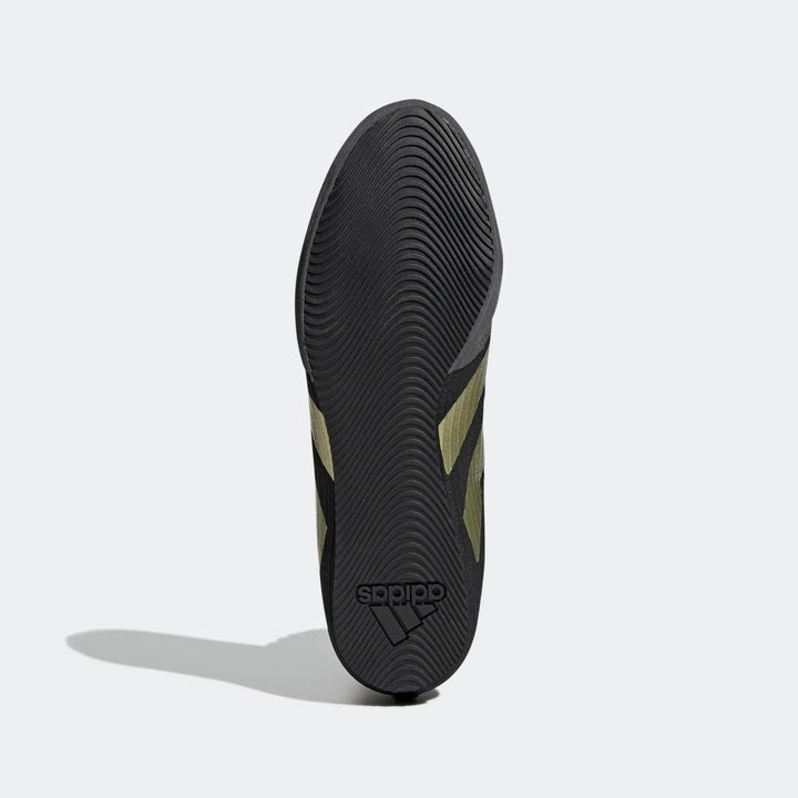 Adidas HOG 4 боксови обувки , черно-златисти