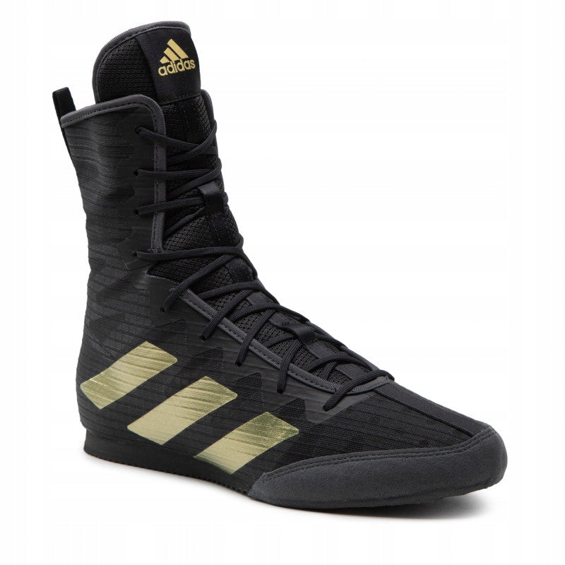 Adidas HOG 4 боксови обувки , черно-златисти