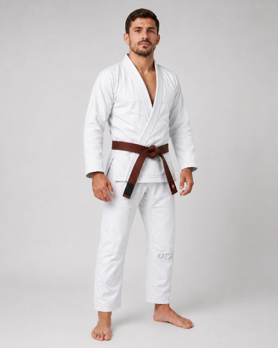 Katsudo jj кимоно Brazil 550g, бяло
