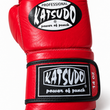 Katsudo боксови ръкавици Profesional , червени