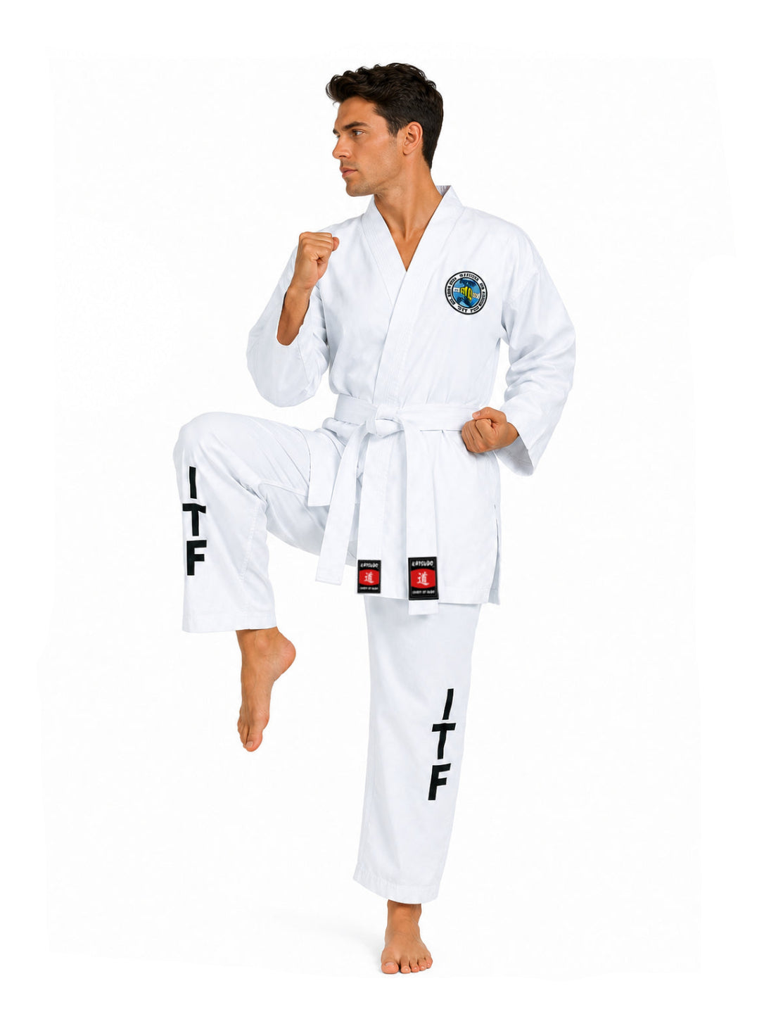 Katsudo Taekwendo кимоно ITF BA 220g , бяло