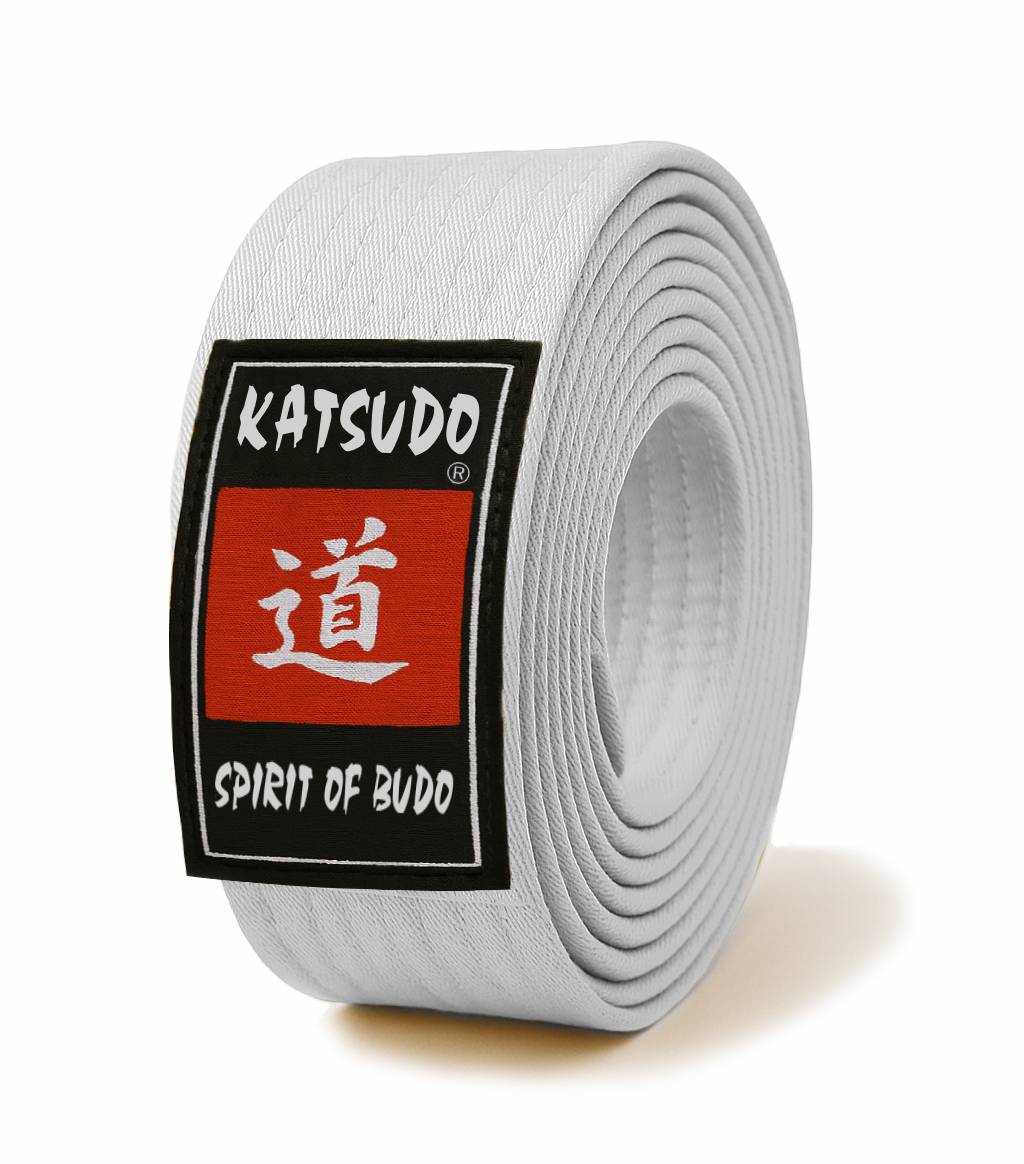 Katsudo obi колан Master, бял