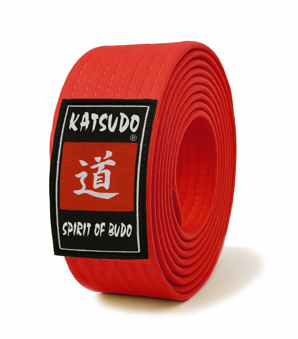 Katsudo колан obi Master, червен