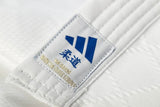 Adidas JU кимоно с черни ленти Club 350 g, бяло