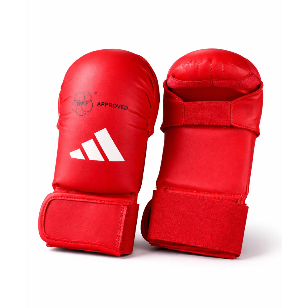 Adidas кумите ръкавици WKF, червени