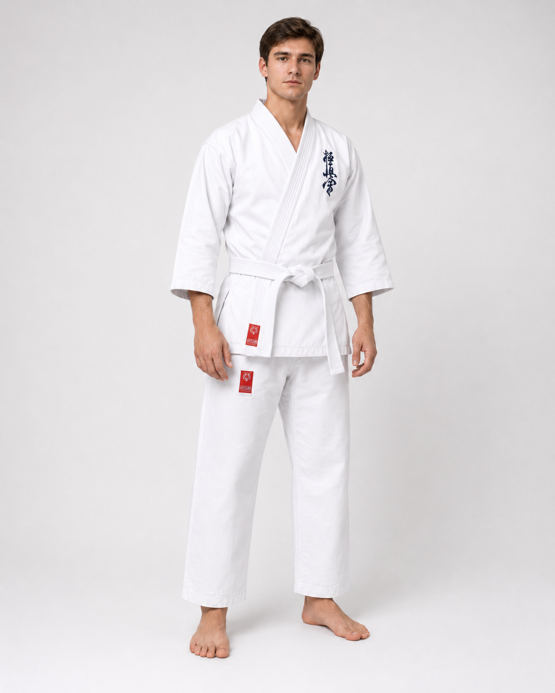 Katsudo Kyokushin кимоно, бяло