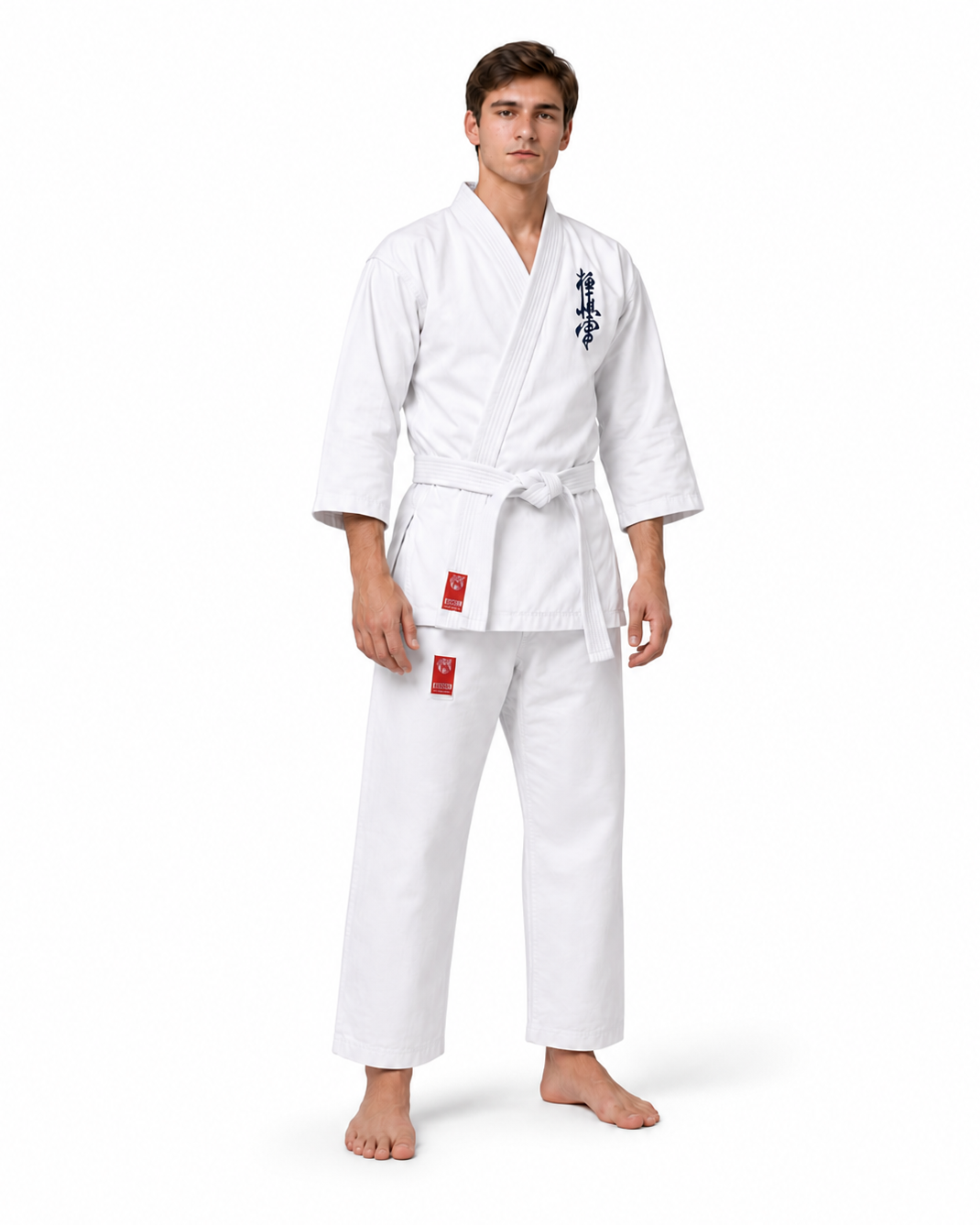 Katsudo Kyokushin кимоно, бяло