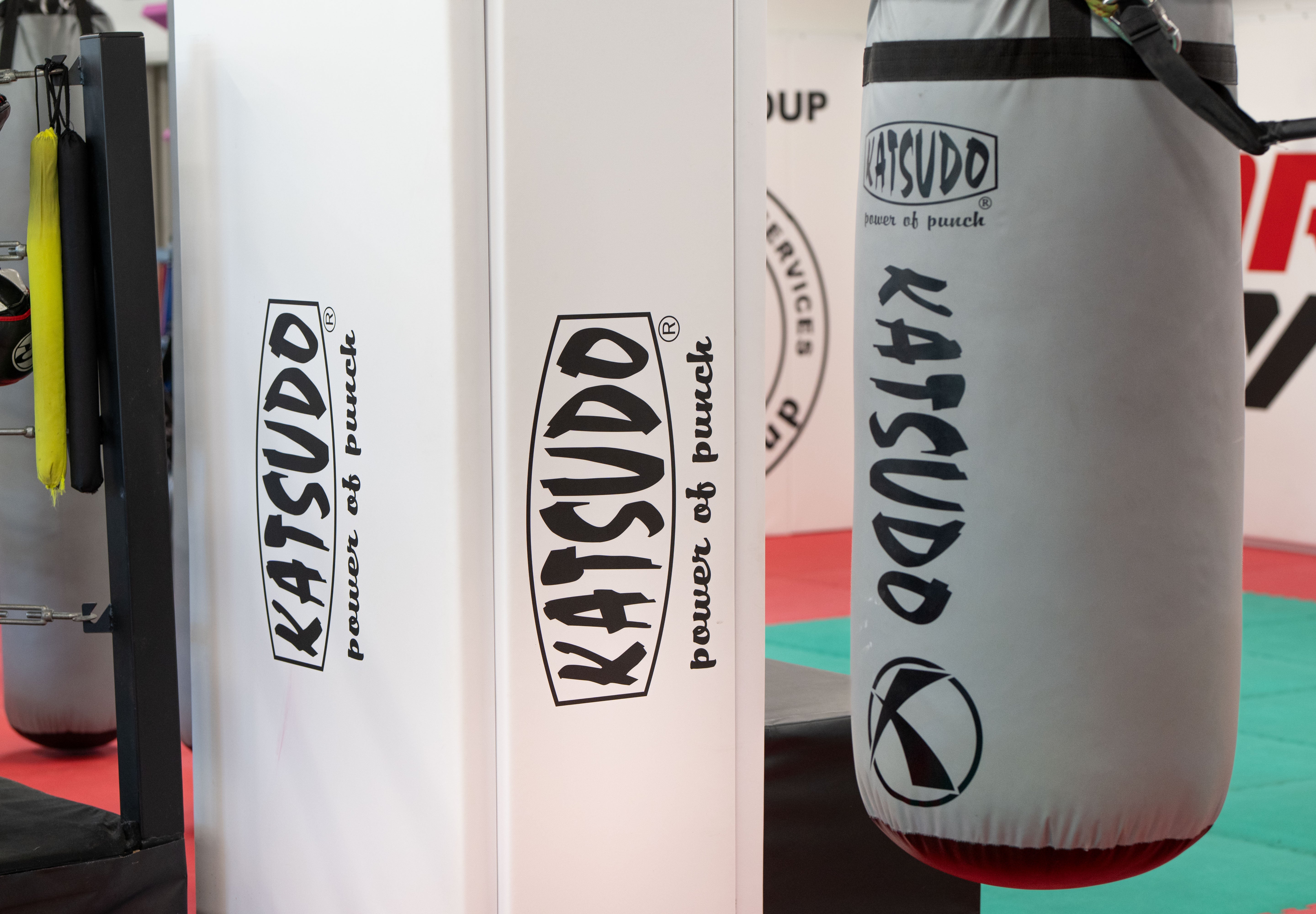 Katsudo боксова торба Big Boy Pro Boxing, сива