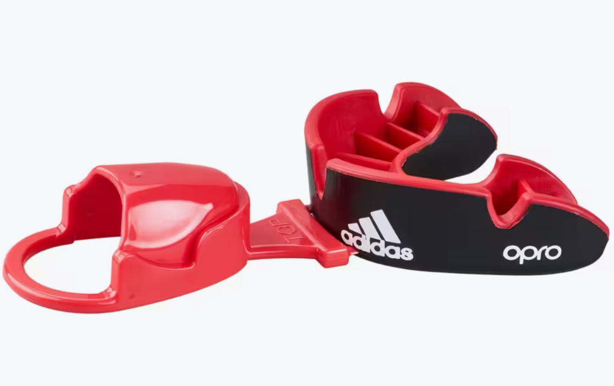 Adidas Senior протектор за зъби 4. generácie , черно-червен