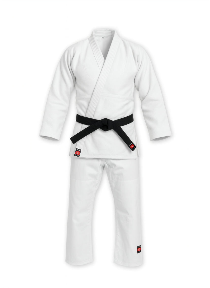 Katsudo джудо кимоно Tokyo IJF 750 г, бяло