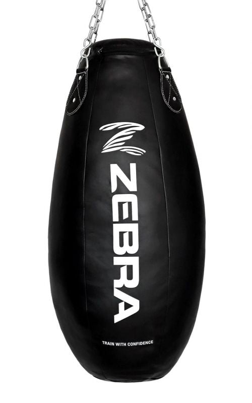 Zebra кожена боксова круша 120x33, черна