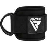 RDX професионални бандажи за глезени за фитнес A4, чифт, черни