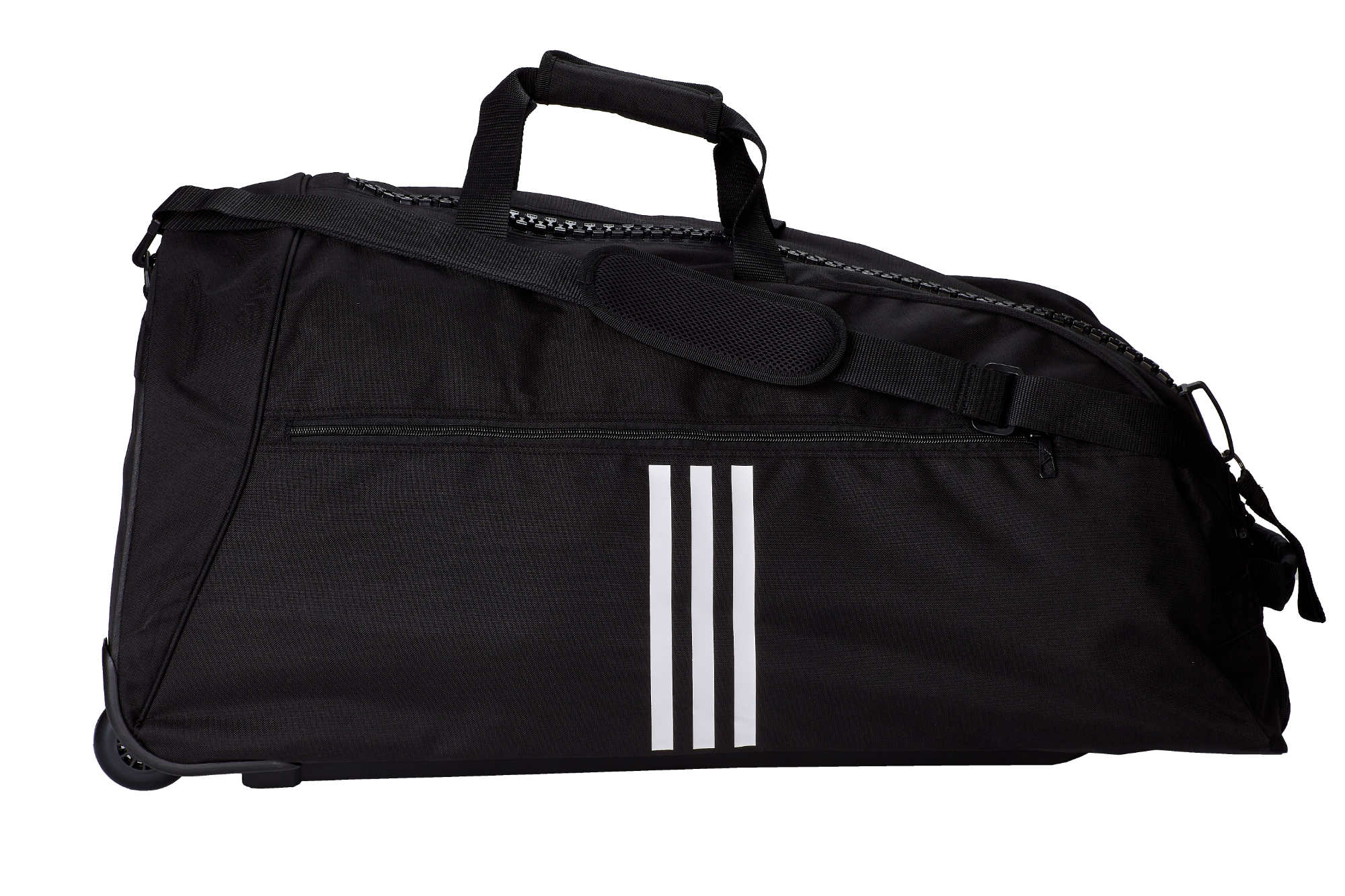 Adidas джудо чанта на колелца, черна