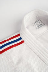 Adidas JU кимоно с национални ленти IJF Champion III Regular fit 730 g, бяло