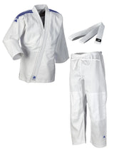 Adidas JU кимоно с черни ленти Club 350 g, бяло