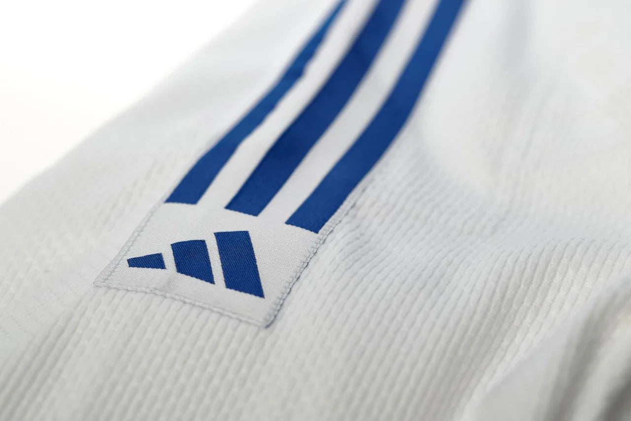 Adidas JU кимоно с черни ленти Club 350 g, бяло