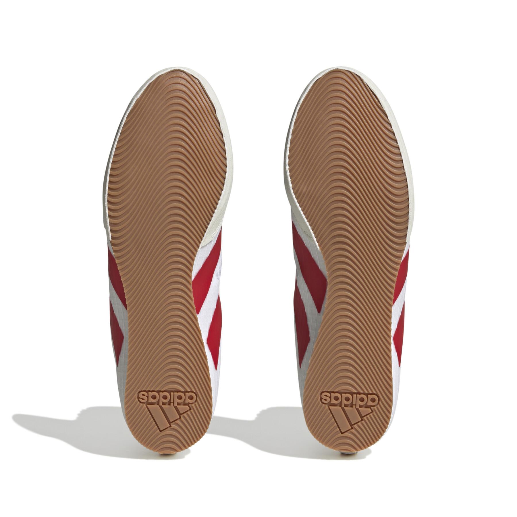 Adidas боксови обувки HOG 4, бяло-червени