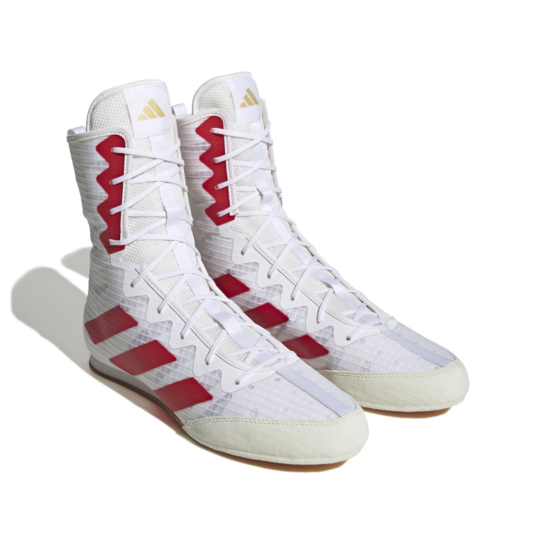 Adidas боксови обувки HOG 4, бяло-червени