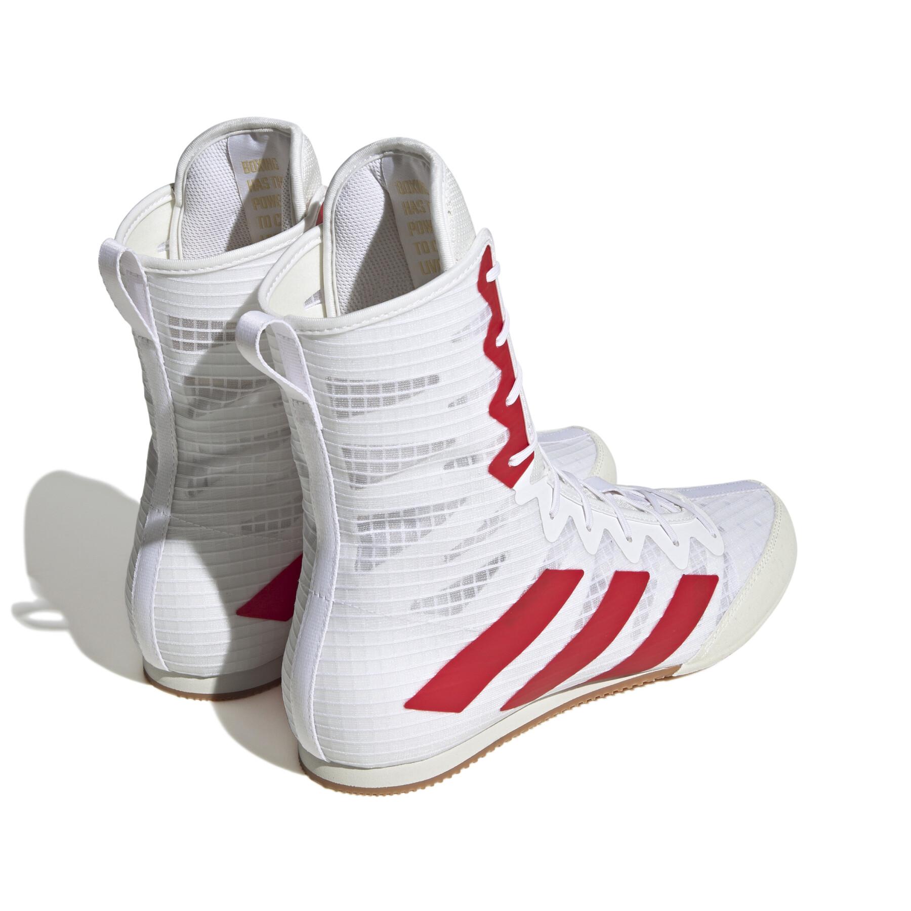 Adidas боксови обувки HOG 4, бяло-червени