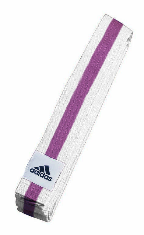 Adidas колан obi Elite, бяло-лилав