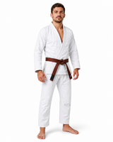 Katsudo jj кимоно Brazil 550g, бяло