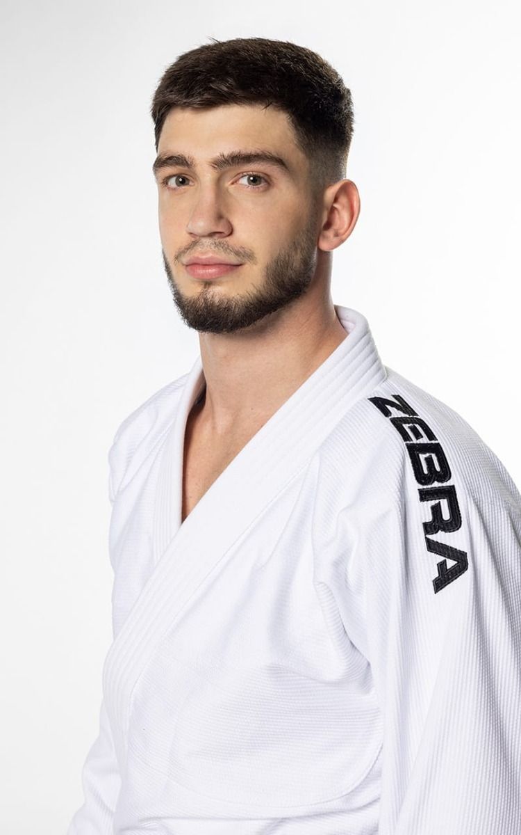 Zebra Guerreiro 350g кимоно, бяло